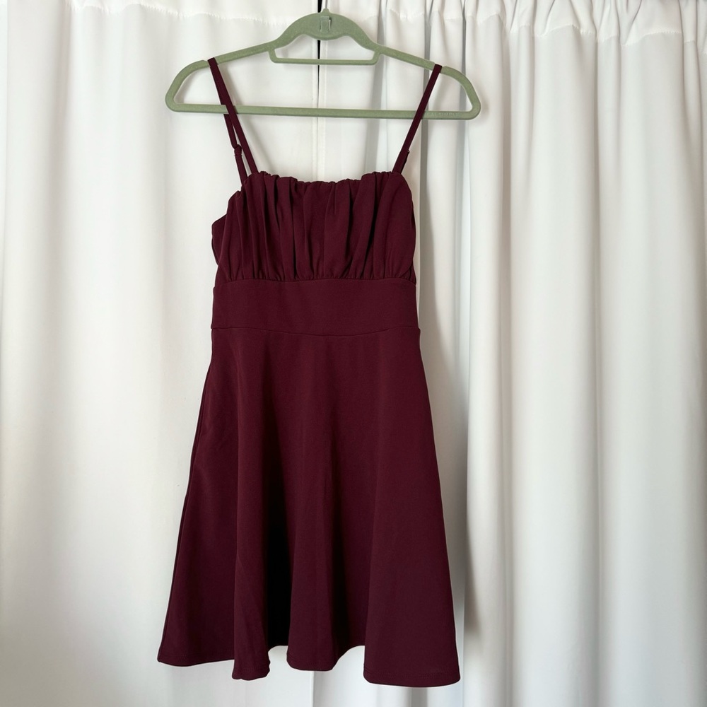 NWT Valentine's Day Red Wine Sleeveless Mini Cocktail Dress Size Medium